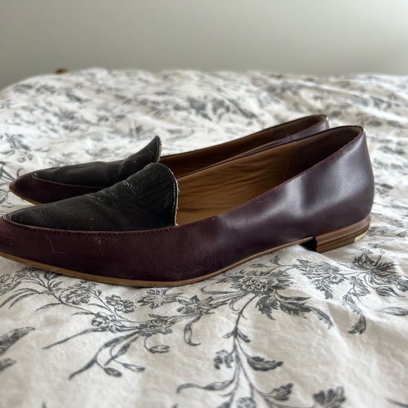 Everlane Modern Point Loafer Burgundy - Picture 5 of 6